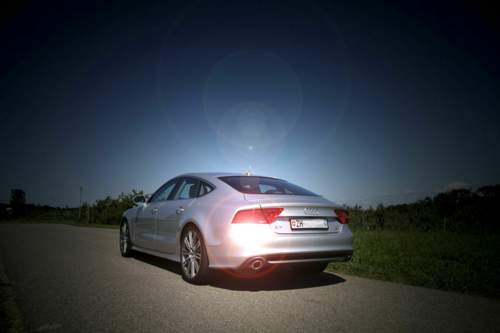 Audi A7 Heckansicht 2