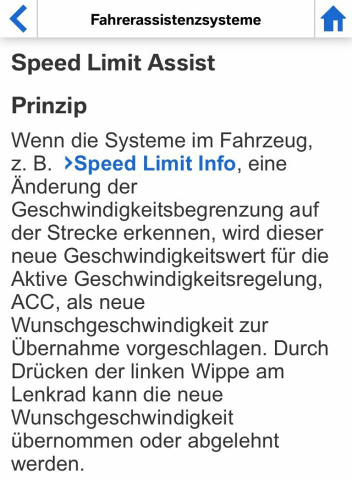 Wie funktioniert "Speed Limit Assist"?