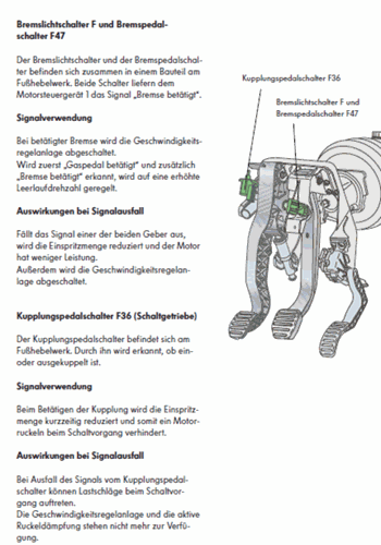Kupplungspedalschalter