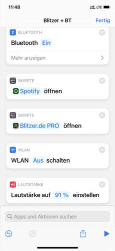 IPhone Kurzbefehl
