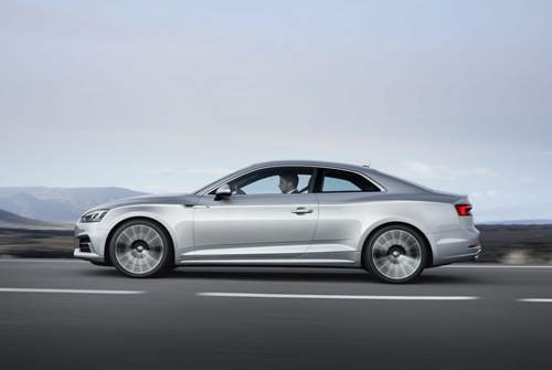 Das neue Audi A5 Coupé behält die bekannten Proportionen und den kecken Hüftschwung