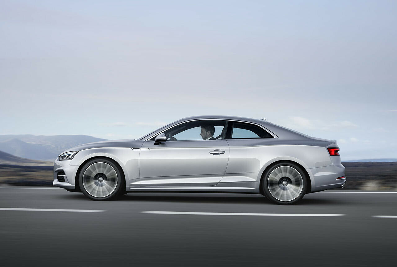 Das neue Audi A5 Coupé behält die bekannten Proportionen und den kecken Hüftschwung