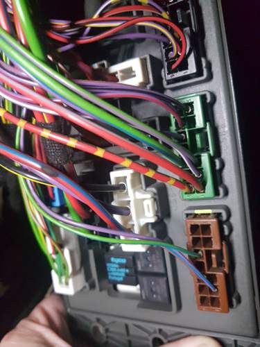 Mini R52 Sicherungskasten Rückseite mit