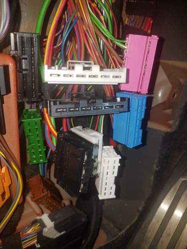 Stecker entwirrt und ca in Steckposition