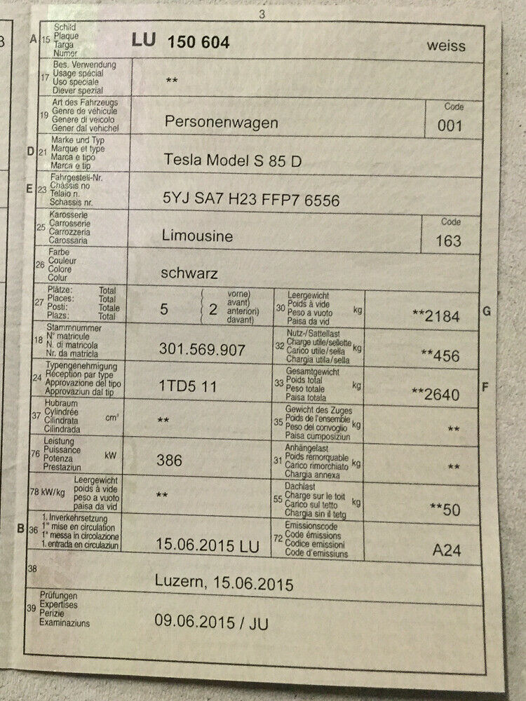 Wie viel Nennleistung hat eigentlich der P85D?