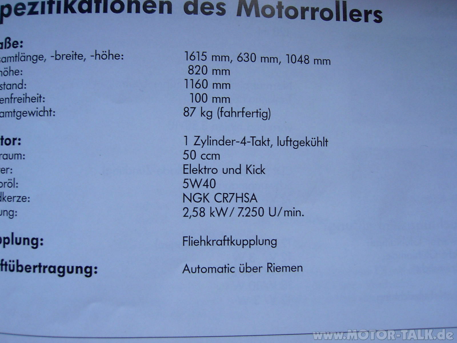 Wie viel PS hat das Roller-Forum?