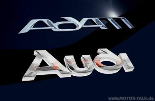 Das Adam-Logo wirkt audinär