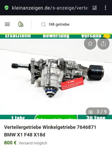 Nicht genau passendes Gebrauchtteil