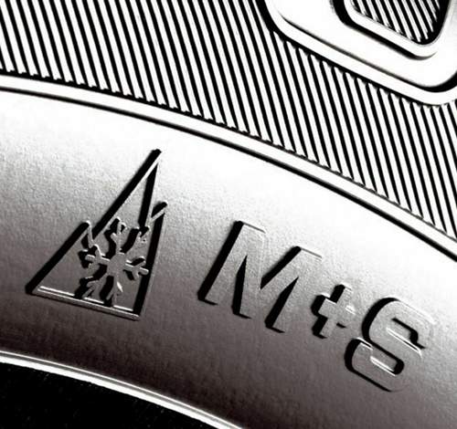 M+S-Symbol und Schneeflocke: Echte Winterreifen haben beides