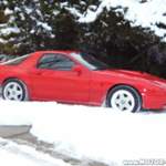 Der RX-7 Turbo im Schnee