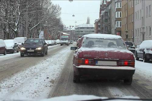 Winter-Stadtfahrt. Quelle: Continental