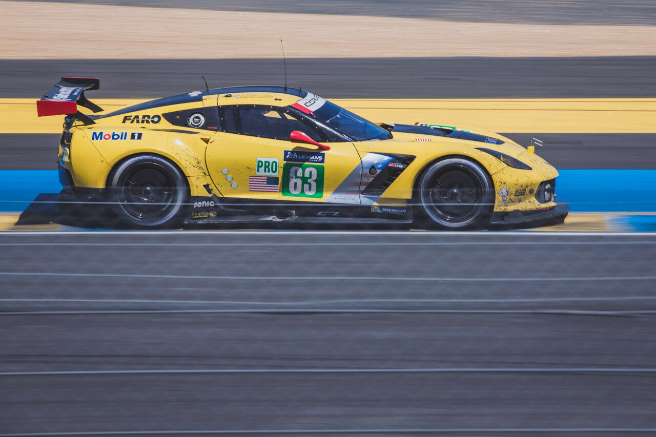 Beim Sound auf jeden Fall auf den vorderen Plätzen: Corvette in Le Mans 2017