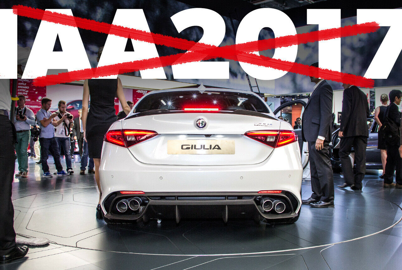 Eine Alfa-Premiere wird es auf der IAA 2017 nicht geben: Der FCA-Konzern wird laut der "Automobilwoche" nur Ferrari nach Frankfurt entsenden