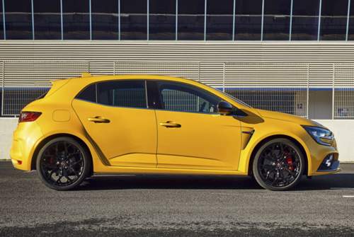 Vier gewinnt: Der Renault Mégane R.S. kommt serienmäßig mit einer Vierrad-Lenkung. Angetrieben werden ausschließlich die vorderen Räder
