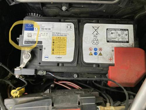 Batterieentgasung S213 OM654