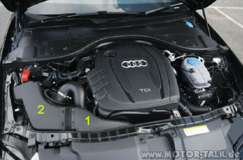 Wo ist der Luftmassenmesser beim Audi A6 4f