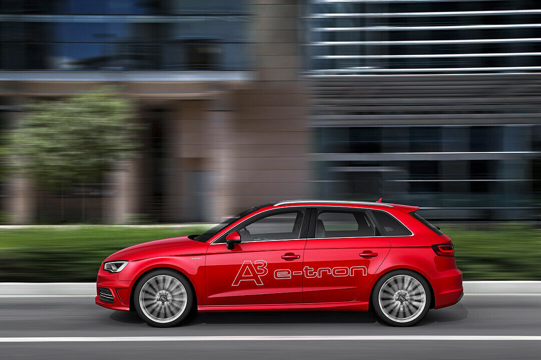 Der A3 e-tron fährt 50 Kilometer rein elektrisch