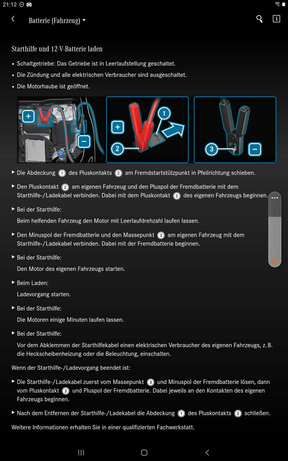 Wo ist eigentlich die Starterbatterie?