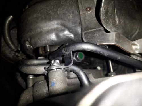 Ende Schmierleitung auf Turbo