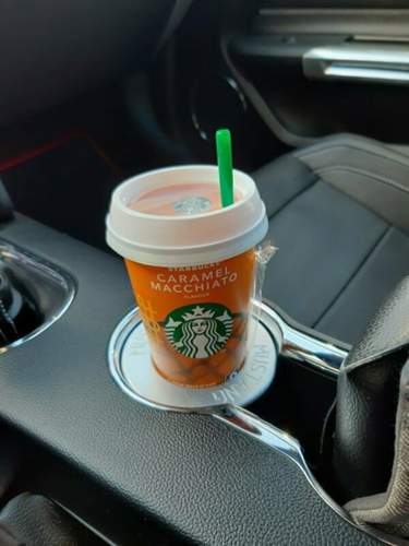 Mit Kaffee