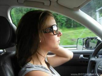 Sie mag au fahren...