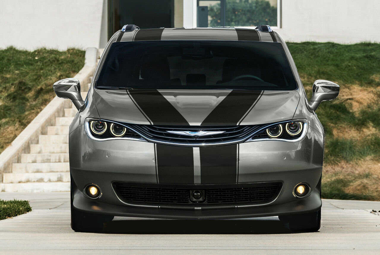 So könnte ein Chrysler Pacifica im "Hellcat"-Look aussehen