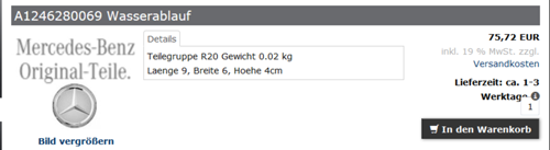 Preis-1xwasserablauf
