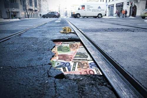 Die City-Maut soll Schlaglöcher stopfen