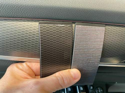 Rhombicle verbaut im G31 LCI, Mustertafel & Esche.jpg