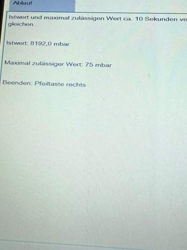 Abgasgegendruck bei 2000u/min