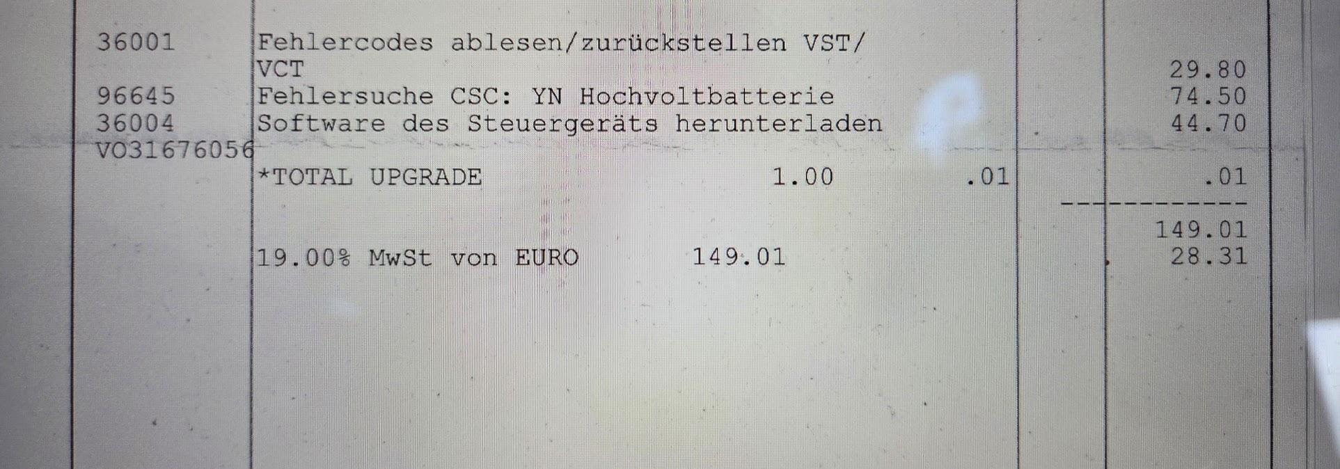 XC 40 PE Fehler beim Schnellladen