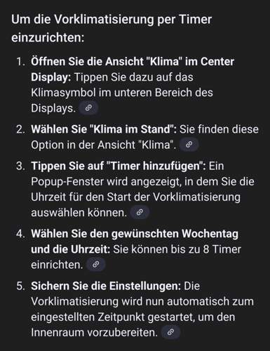 Volvo Vorklimatisierung einschalten