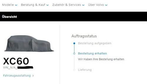 Bestellung erhalten