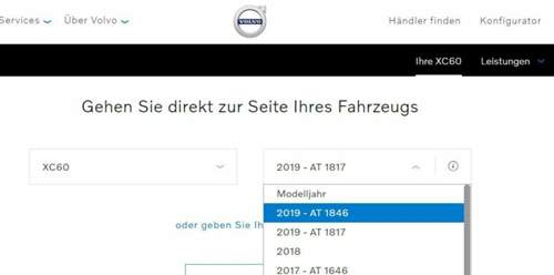 Modelljahr Code AT 1817 und AT 1846