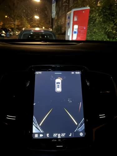 Rückfahrkamera, Rückwärtsgang eingelegt