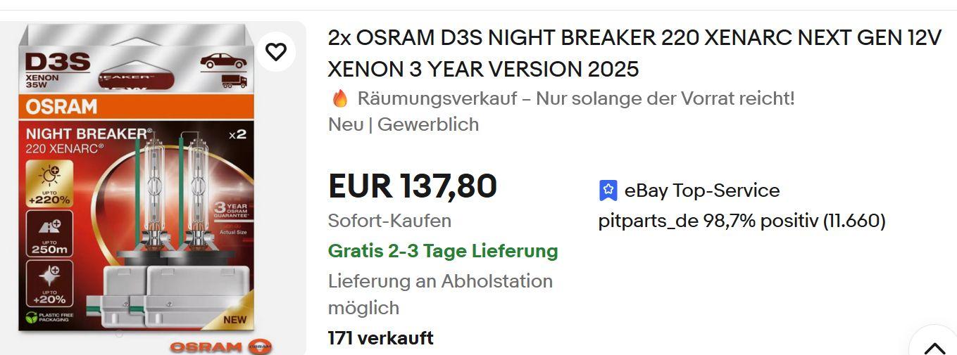 Xenon Brenner selber wechseln - Anleitung