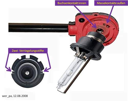Xenon-anschlussstecker