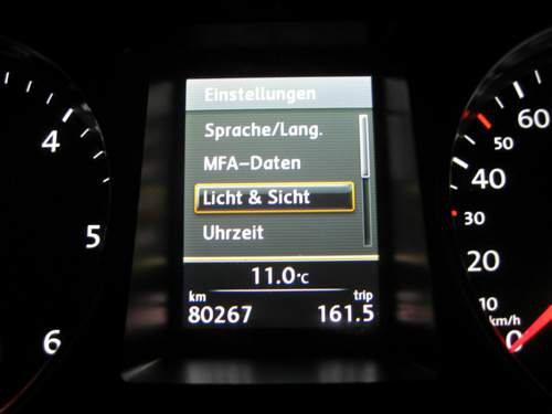 Licht & Sicht Menü