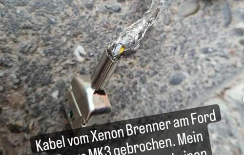 Gebrochenes Kabel