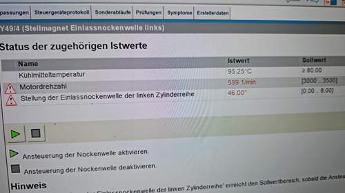Xentry nockenwelle 2