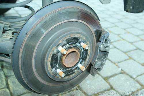 Hinterradbremse links