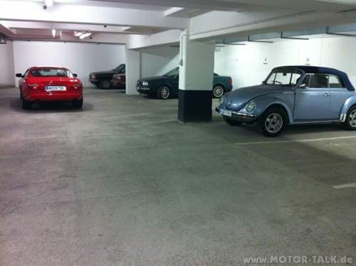 Die untere Etage hat fast nur Youngtimer