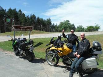 Das Team wie angesagt in der Sierra de Cebollera