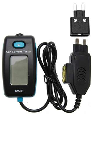 Amperemeter mit Adapter Sicherung