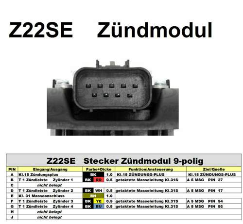 Zuendmodul-z22se-pinbelegung