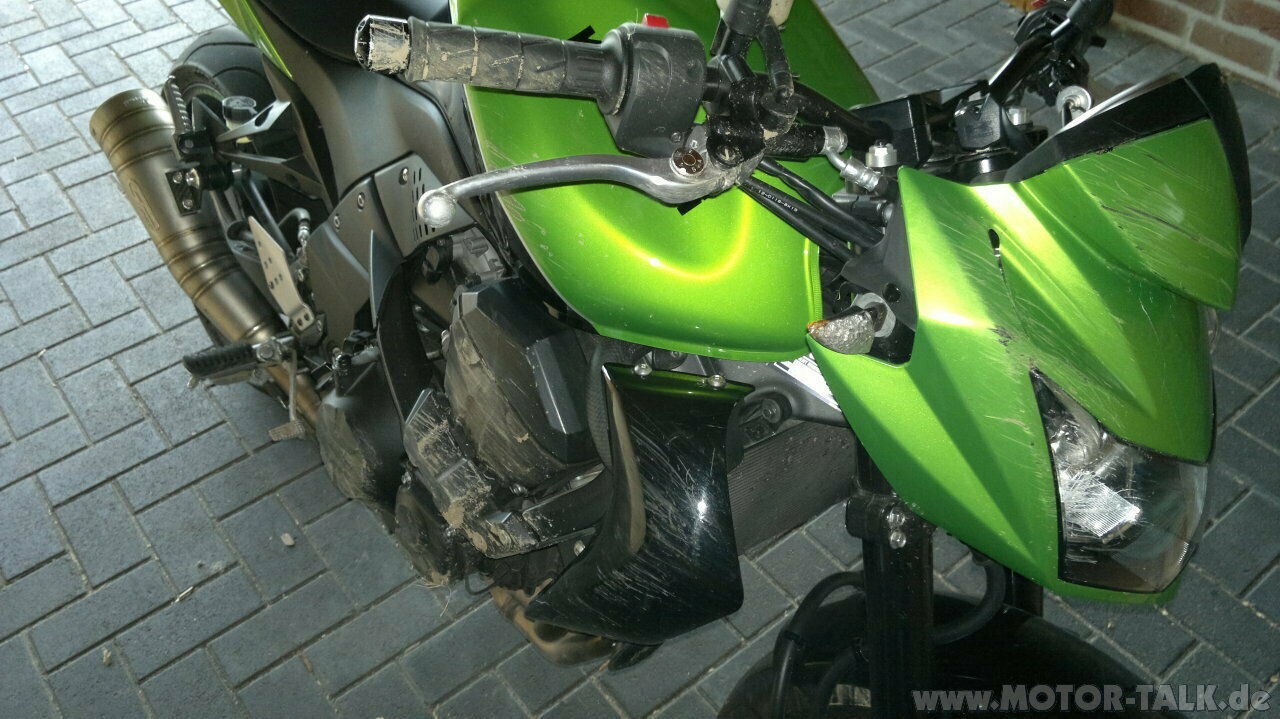 Z750 Rahmen gebrochen
