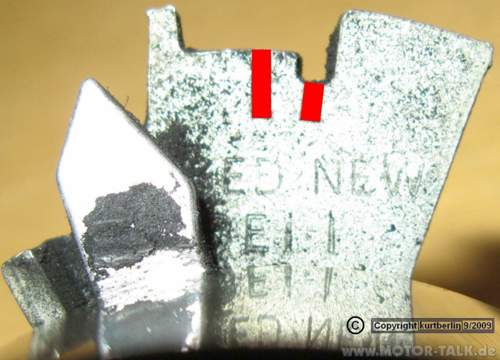 Zeiger-spanner-zahnriemen-markierungen