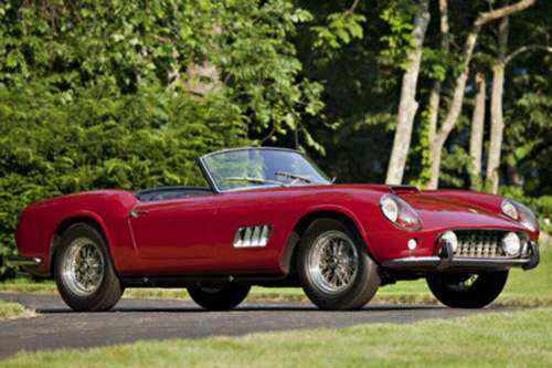 Auf Platz Zwei hat es der Ferrari 250 GT California Spider von 1960 geschafft.