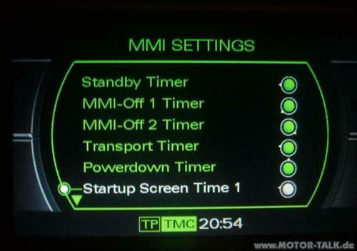 Mmi-settings