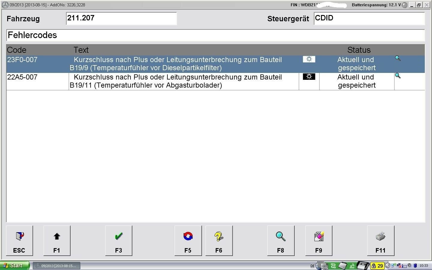 Zeitgleich zwei Temperaturfühler kaputt?